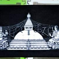 MOKSHA/NIRVANA logo backpatch