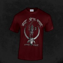Om Kali Maha Kali red tshirt